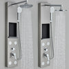 Shower Panel Column Massage Body Tower Round Stainless Steel Shower Head, Nickel
