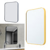 Wall Mounted Framed Mirror Vanity Makeup Bedroom Glass Dressing Mirror Shaped