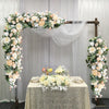 Artificial Wedding Rose Flower Row Top Table Backdrop Arch Arrangement Wall Deco