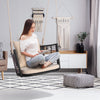Patio Hanging Rattan Basket Chair Indoor Outdoor Swing Hammock Chair