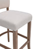 Upholstered Barstools Kitchen Island High Chairs Pub Cafe Counter Seat Footrest