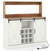 Dining Room 120cm Kitchen Buffet Sideboard Wine Cabinet w/Shelves
