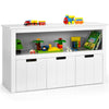3 Drawer Storage Cabinet Wooden Bookshelf Display Rack Kids Toy Organizer Table