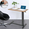 Home Office Bed Tray Overbed Table Rolling Tray Bed Side Table for Laptop Eating