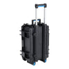 Outdoor Travel Trolley Case Foam Protective Tools Storage ABS Plastic Box +Wheel