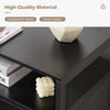 Black Office Filing Cabinet Mobile Printer Stand File Storage Drawer Wheels