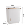 Kitchen Rubbish Bin Waste Recycling Baskets Handy Dustbin Lidded Bathroom Slim