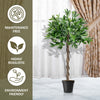 120cm Artificial Bay Tree Large Potted Indoor Topiary Decoration 4ft