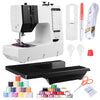 38 Stitches Electric Sewing Machine Mini Household with Extension Table UK 220V
