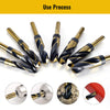 Cobalt Blacksmith Drills 14mm-25mm HSS Reduced Shank Drill Bits 8PCS