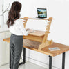 Standing up Monitor Stand Desk Converter PC Laptop Rack Adjustable Height