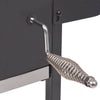 BBQ Charcoal Smoker with Bottom Shelf Black Outdoor Grill Barbecue