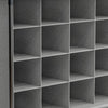 16 Cubes Bookshelf Toy Storage Shoe Shelf Bookcase Open Cube Rack Cabinet Closet