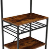 Microwave Stand Retro Kitchen Baker’s Rack Industrial Utility Storage Rack