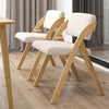 Set of 2 Dining Chairs Folding Kitchen Chair Modern Side Chair