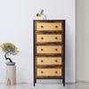 3/4/5/6/8 Drawers Dresser Tower Organizer Storage Chest of Drawers Metal Frame