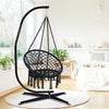 Hammock Swing Chair Hanging Rope Seat Net Chair Garden Macrame Swing Out/Indoor