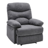 LEATHER/VELVET MANUAL ADJUSTABLE RECLINER ARMCHAIR LOUNGE CHAIR RECLINING GAMING
