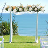 Artificial Flower Row Floral Wedding Arch Arrangement Top Table Backdrop Decor