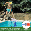 Swimming Pool Jet Vacuum Cleaner Hoover Hot Tub SPA Pond Water Cleaning W/ Pole