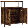 Gecheer Sideboard Smoked Oak 70x30x80 Engineered Wood Sideboard C4U6