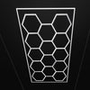 14 Hexagon LED Lighting Car Detail Garage Workshop Retail Lighting Gym Home UK