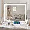 Hollywood Large Makeup Mirror 58*46cm Vanity Mirror Dimmable LED 3 Color Light