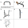 Heavy Duty Clothes Rail Rack Garment Hanging Display Stand Shoes Storage Shelves