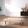 Beige 2 Seater Sofa Bed Recliner Sofabed Settee Bedroom Sofa Small Sleeper Bed