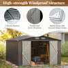 Outdoor Storage Shed 426 cm x 300 cm Large Garden Tool House