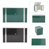Galvanised Outdoor Garden Shed Pent Roof Bike Storage Yard Store Tool Shed House