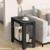 FATIVO Small Wood Side End Table Slim Coffee Table Modern Occasional Furniture