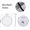 Fogless Round LED Bathroom Mirror Frameless Wall Mount Dustproof Memorize Mirror