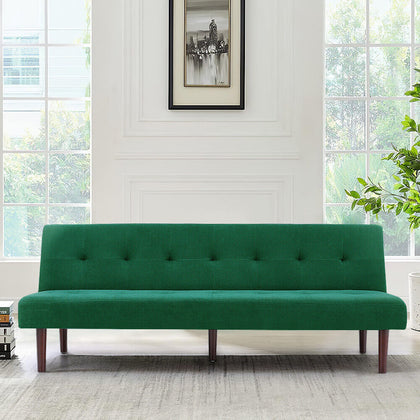 2024 Fabric 3 Seater Sofabed Couch Recliner Chair Single Sleeper Sofa Bed Settee