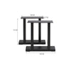 2x Industrial Steel Table Legs Stand Feet Trapezium X A Sandglass Shape Frame UK