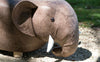 Elephant Animal Shaped Footstool Padded Foot Rest Soft Pouffe Ottoman Cushion