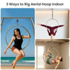Single Point Aerial Hoop Lyra Ring for Aerial Yoga, Circus Acrobatics