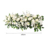 Wedding Artificial Rose Flower Row Arch Floral Ornament Background Arrangement