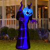 10ft Halloween Inflatable Outdoor Decorations Pumpkin Ghost LED Lights Yard Deco