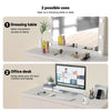 Vanity Makeup Desk Dressing Table with Led Lights Large Mirror 7 Drawers White