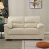 Italians 2/3 Seater Sofa Couch Settee Padded Arm Seat Furniture, Beige