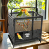 Parrot Travel Cage Parrot Transport Carrying Cage African Grey Cockatoo Carrier