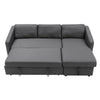3 Seater Corner Sofa Bed Sleeper Sofabed Couch With Reversible Storage Chaise UK