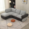 Luxury 2, 3 Seater Linen Fabric Couch Sofa Corner Chaise Settee Living Room Set