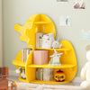 Yellow Bookshelf Storage Shelf For Children's Reading Room Open Storage Modern