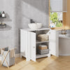 Modern Bathroom Sink Cabinet Under Basin Unit Cupboard Storage Furniture White