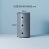 Round ABS Cylinder Cabinet Cupboard Drawer Storage Unit Bathroom Bedroom Stand