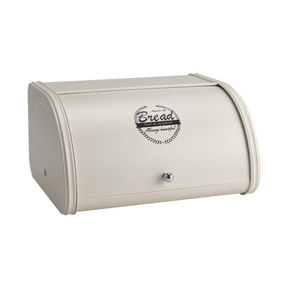 Large Arced Bread Bin Metal Bread Box Kitchen Loaf Food Storage Container Boxes