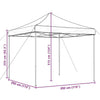 qohoio Foldable Party Tent - Terracotta 292x292x315 , Space/Room For R1S8