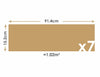 1-8m² Floor Plank Tiles Self Adhesive Flooring Kitchen Bedroom Wood Effect Vinyl